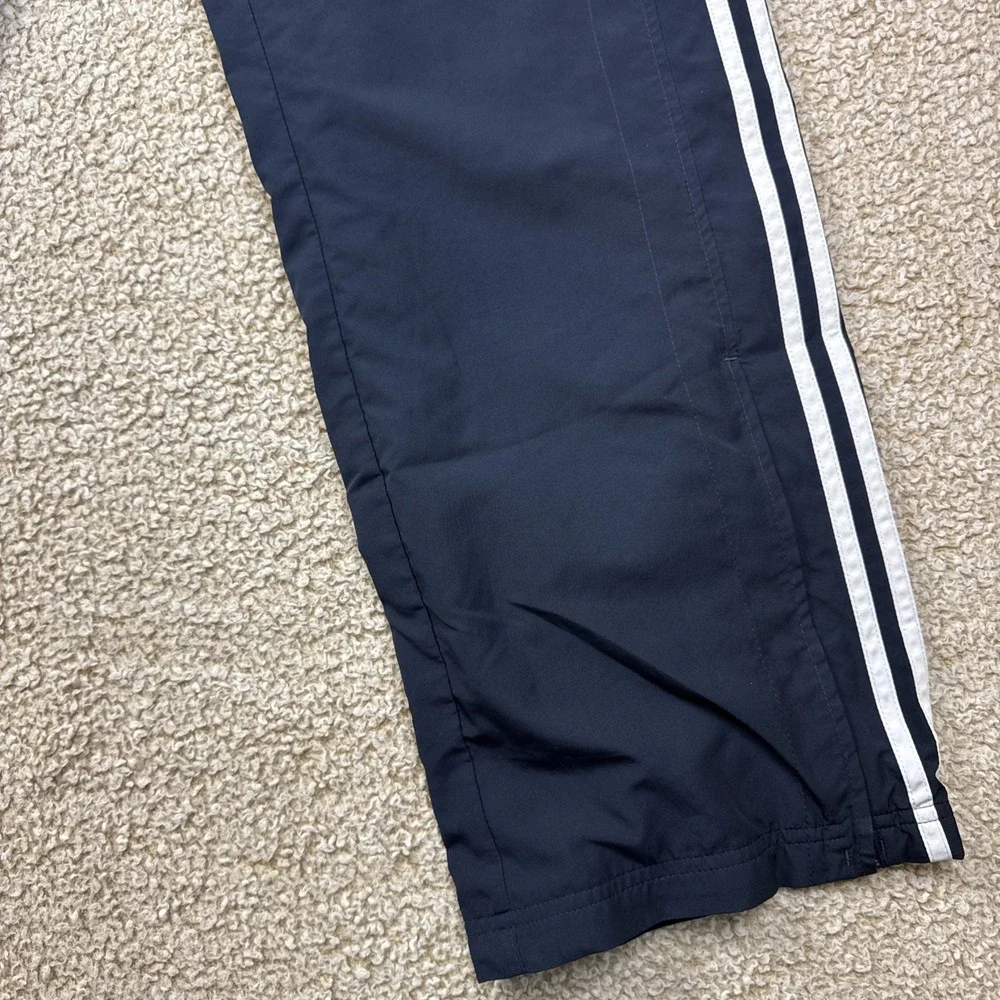 Y2K Vintage Adidas Climalite Clima365 Mens L Navy Blue Mesh Lined Track Pants